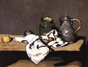 Paul Cezanne have a bottle of still life oil painting reproduction